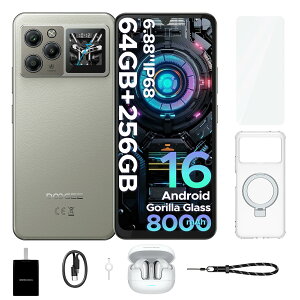 �y������50%�I�t�zBT�C���z���t�� DOOGEE M30PRO�Z�b�g�� IP68�h���X�}�[�g�t�H�� Android16 SIM�t���[�X�}�z 6.88�C���` 120Hz��� 64GB+256GB+2TB�g���� 6400����f �J���� 8000mAh 33W�}���[�d �w�䁕��F�� 4G L