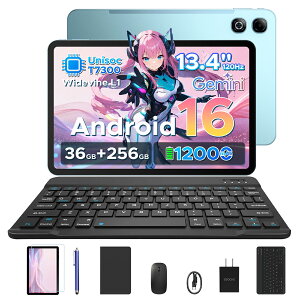 �y������50%�I�t �z DOOGEE U13PRO�Z�b�g�� 5���i�t�� Gemini AI Android16 �^�u���b�g 13.4�C���` ���� WPS office�Ή� 120Hz WiFi���f�� 36GB RAM+256GB ROM+2TB�g���� 11000mAh ��e�� Unisoc T7300 6nm Bluetooth5.4 8MP/13MP �f