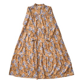 [for mom]花柄ティアードワンピース レディース 産前産後 ママ 妊婦 春 夏 秋 冬 20代 30代 40代 OL[63717]