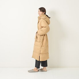 [for mom] ダウンロングコート(フード付き) レディース 産前産後 ママ 妊婦 春 夏 秋 冬 20代 30代 40代 OL [63066]