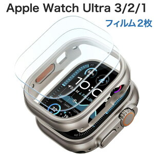 Apple Watch Ultra 3/Ultra 2/Ultra 1(49mm) �P�[�X �ی�J�o�[ �����K���X�t�B���� 2���� Armorite Series �A�b�v���E�H�b�`�J�o�[ �S�ʕی� �Ϗ��� �w��h�~ �`�^�j�E���F