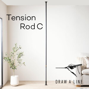 DRAW A LINE 003 Tension Rod C BK h[AC ˂_ [ rO Q  fXN N[[bg  킢 L