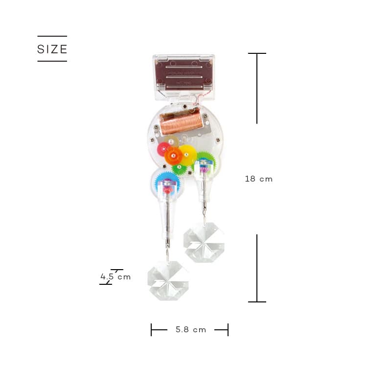 【ポイント10倍】Rainbow Maker DOUBLE レインボーメーカー ダブル KRM1588D キッカーランド  KIKKERLAND サンキャッチャー 虹 レインボー クリスタル 雑貨 おしゃれ かわいい 贈り物 ギフト 無料 ラッピング 包装 フォーアニュ