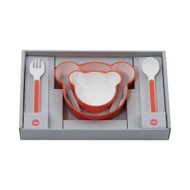 tak kidsdish giftbox bear mine jtn-1040タックキッズディッシュギフトボックスベアーマイン 誕生日 ベビー用 キッズ用 食器セット お皿 ボウル 深皿 スプーン フォーク 漆器 耐熱 プレゼント シンプル かわいい 出産祝い 食洗器 電子レンジ対応