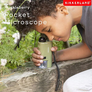 ዾ KIKKERLAND LbJ[h nbNx[ |Pbg }CNXR[v Huckleberry Pocket Microscope Kl [y Cgt  킢 Vv Lv AEghA OV g