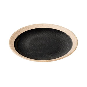 丸皿 &NE ハレとケ 美濃焼 赤土プレート 15cm 取り皿 中皿 小皿 大きめ 和食器 黒 白 おしゃれ 平皿 丸 15センチ 日本製 陶器 デザート皿 皿 プレート リム ソーサー 食洗機対応 食器 器 和洋風 か