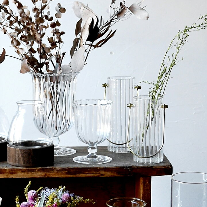 楽天市場 母の日 Welms Calm Vase M F04 0074 カーム ベース M 花瓶 一輪挿し フラワーベース 花器 ガラス 透明 クリア ハンドル付 ミニ 小さい 細長い 縦長 おしゃれ フォーアニュ