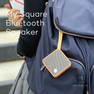 �y�݌ɏ���30��OFF�zMy Square Bluetooth Speaker �}�C�X�N�G�A Bluetooth �X�s�[�J�[ GINGKO GNK110005 �R�[�h���X ���C�����X USB�[�d �� �E�b�h �V���v�� ������� SALE �Z�[��