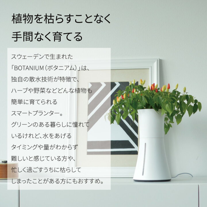 市場 スマート水耕栽培キット 飼育 部屋 華 家 野菜 料理 ボタニアム 花 植物