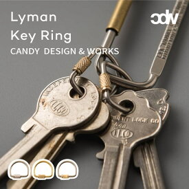 Lyman Screw key Ring 3個セット ライマン スクリューロック キーリング CHW-03 キーホルダー キーリング キーフック カラビナ スクリューロック CANDY DESIGN&WORKS シンプル シルバー ゴールド 真鍮 ブラス ニッケル ビンテージ レトロ 鍵 カギ cdw