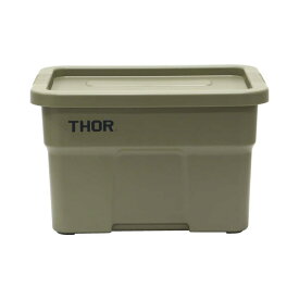 THOR large totes with lid 22L コンテナ ボックス 蓋付 収納 整理 大容量 丈夫 頑丈 スタッキング プラスチック ミリタリー アウトドア 屋外 インテリア ソー ラージトートウィズリッド Trsut トラスト社 シンプル かっこいい おしゃれ かわいい 送料無料