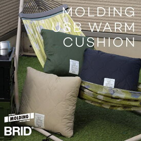 モールディング USB ウォームクッション MOLDING USB WARM CUSHION BRID 電気クッション 温度3段階調節 保温 あったか あたたかい 洗濯 ヒーター 内蔵 アウトドア 室内 屋外 室外 車 ファッション 冷え対策 暖房 モバイルバッテリー USB電源 かわいい