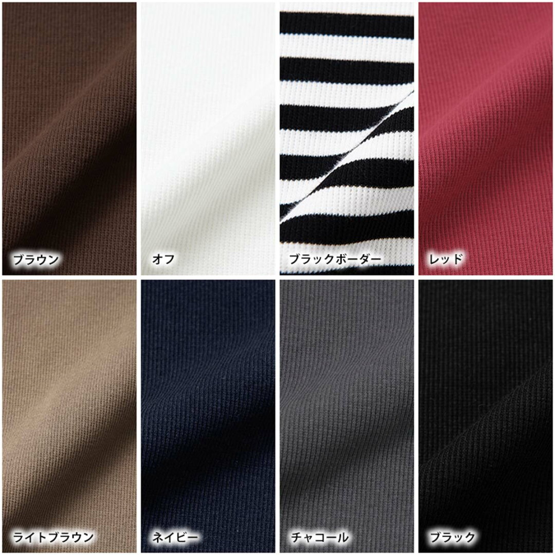 USAコットン 前後2WAY バックオープン ロンT レディース トップス カットソー リブ クルーネック 背中空き リバーシブル 着回し きれいめ カジュアル 綿 エコ 25S/S 春 夏 秋 M L LL 洗濯可 for/c フォーシー 楽天room【メール便可】 - メイン画像 24