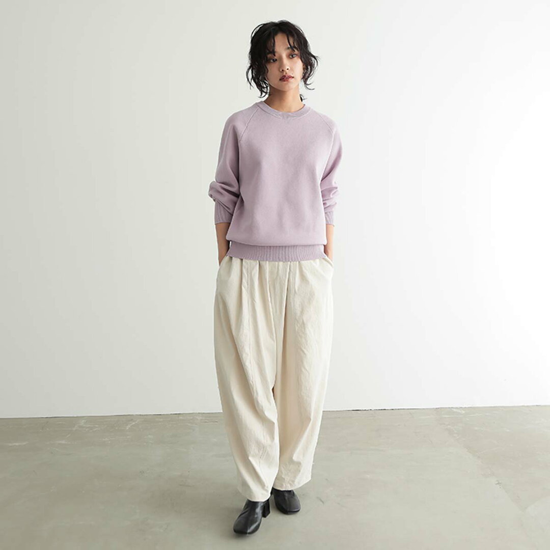 【マラソン開始限定クーポン!最大30%OFF 5日9:59迄】速乾 UVカット イージー コクーンパンツ レディース ボトム パンツ カーブパンツ チノパンツ バレルレッグ サスティナブル エコ 春 夏 秋 冬 低身長 高身長 プチ トール 洗濯可 for/c フォーシー - メイン画像 17