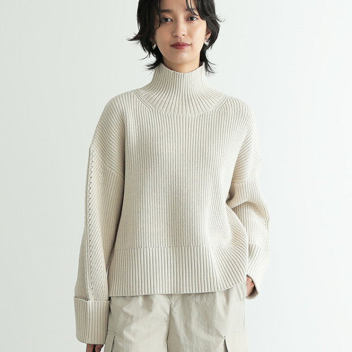 クーポンで30％オフ→￥17,710】 <br>ニット セーター <br>ハイネック  