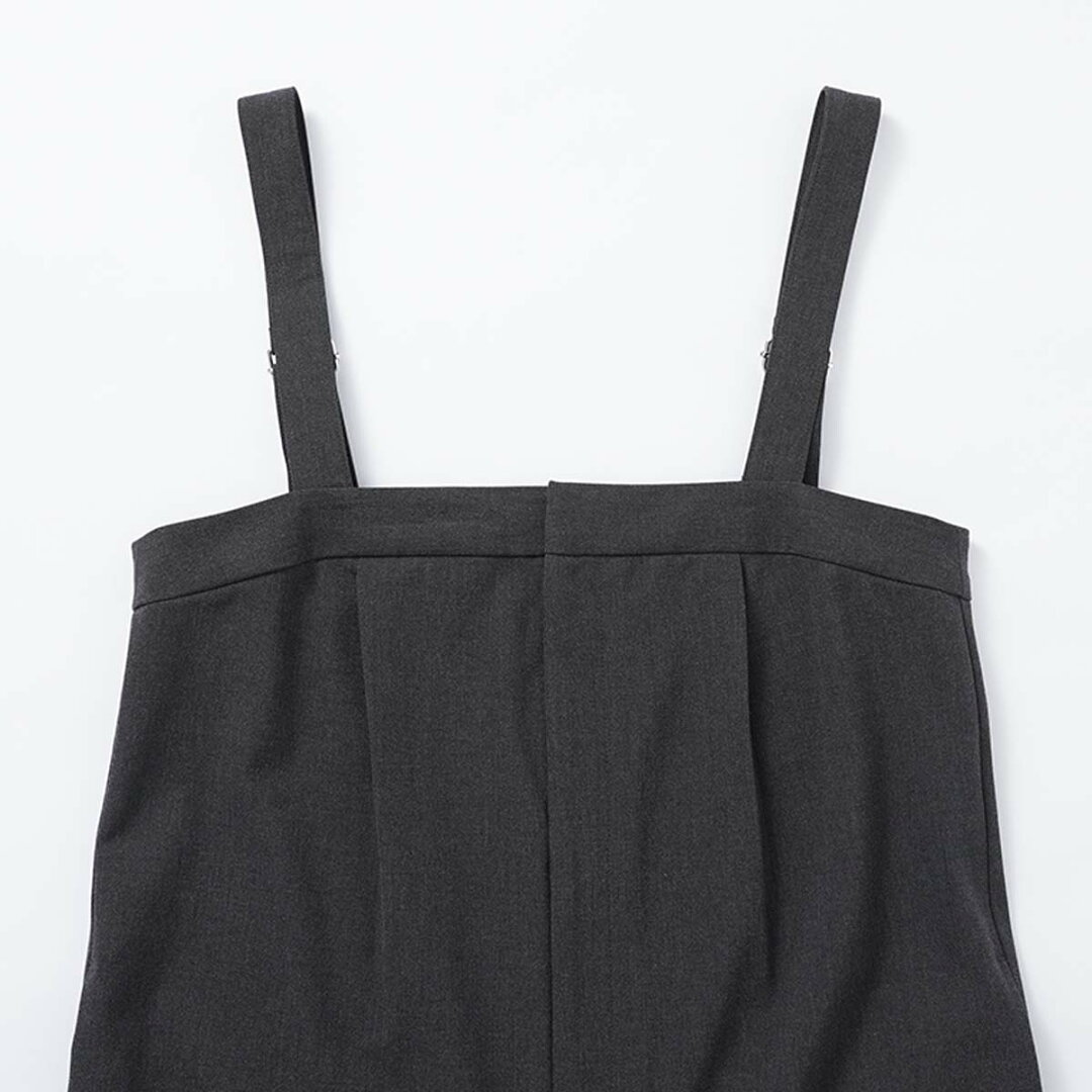 撥水 サロペット パンツ オールインワン レディース ボトム ワンピース ワイド ワイドパンツ ストレートパンツ ウエストゴム リサイクルポリエステル エコ 25S/S 春 夏 秋 低身長 高身長 プチ トール サイズ 洗濯可 for/c フォーシー 楽天room - メイン画像 16