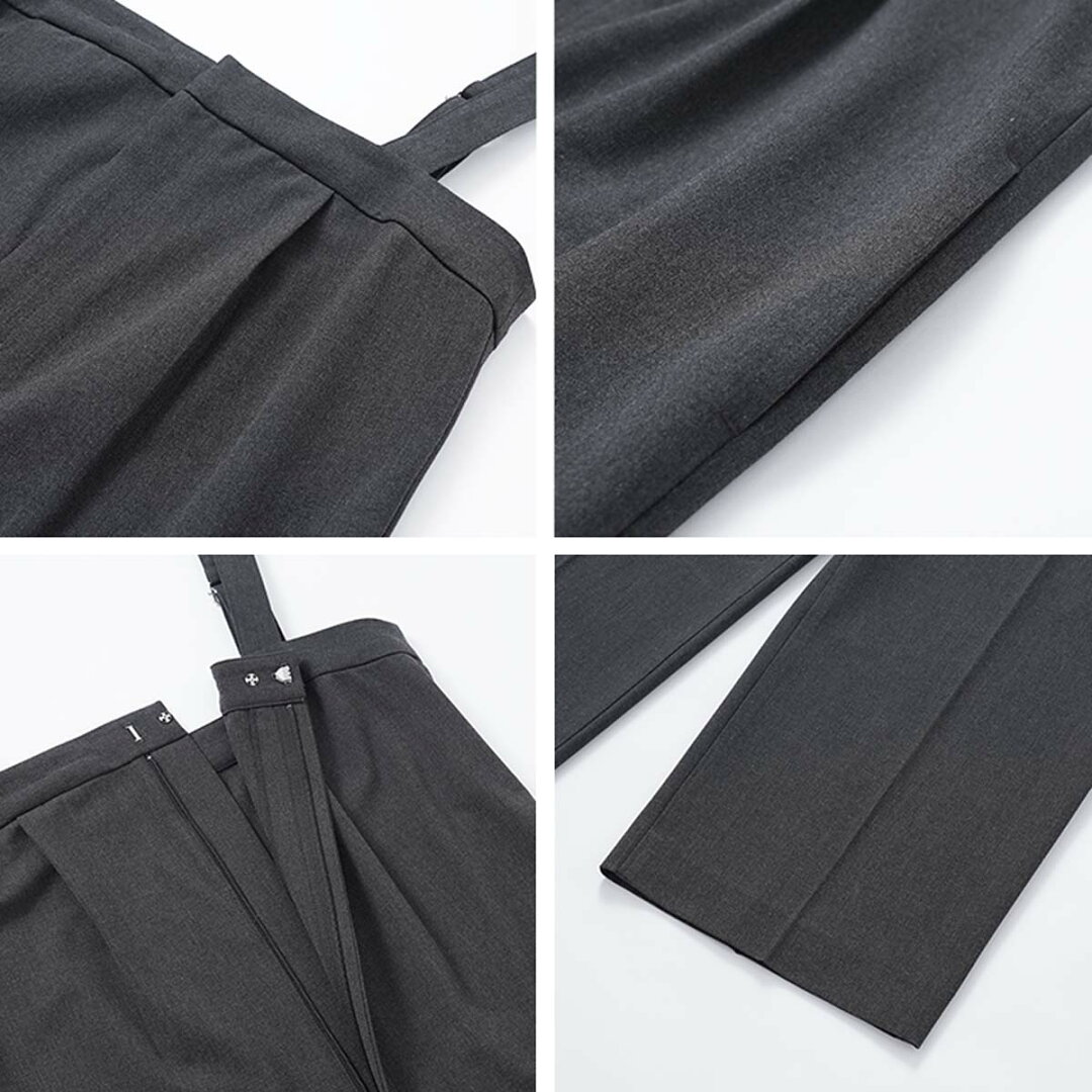 撥水 サロペット パンツ オールインワン レディース ボトム ワンピース ワイド ワイドパンツ ストレートパンツ ウエストゴム リサイクルポリエステル エコ 25S/S 春 夏 秋 低身長 高身長 プチ トール サイズ 洗濯可 for/c フォーシー 楽天room - メイン画像 17