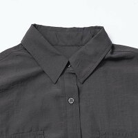 【yuki×for/cコラボ】速乾UVカットダブルポケットシャツレディースシワになりにくいリサイクルポリエステルサスティナブル24S/S春夏M/Lサイズ洗濯可for/cフォーシードキ子コラボ楽天room【メール便可】