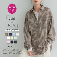 【マラソン20％OFFクーポン！27日9:59迄】【yuki×for/cコラボ】速乾 UVカット ダブルポケット シャツ レ…