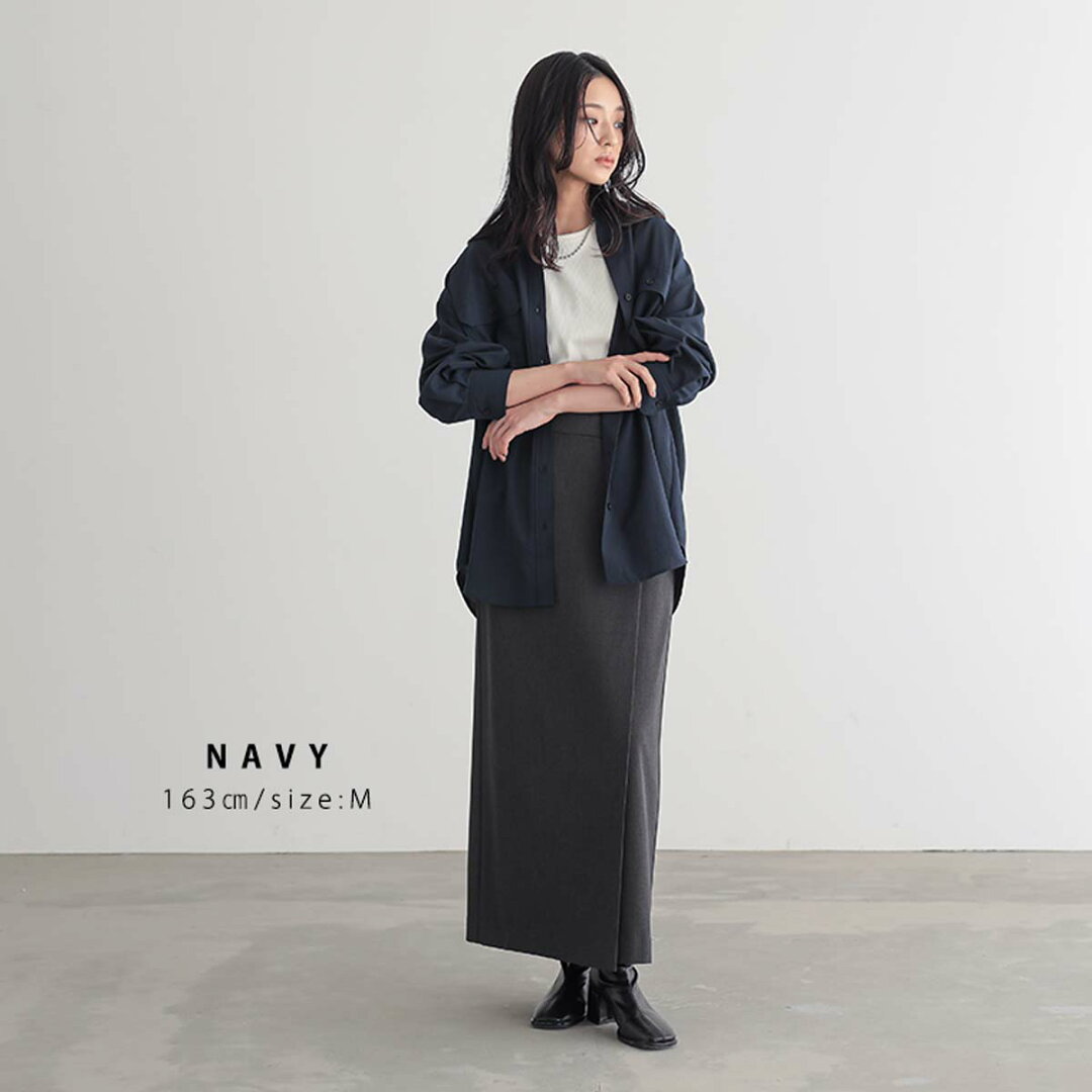【yuki×for/cコラボ】速乾 UVカット ダブルポケット シャツ レディース シワになりにくい リサイクルポリエステル サスティナブル 春 夏 秋 M Lサイズ 洗濯可 for/c フォーシー ドキ子 コラボ 楽天room【メール便可】 - メイン画像 15