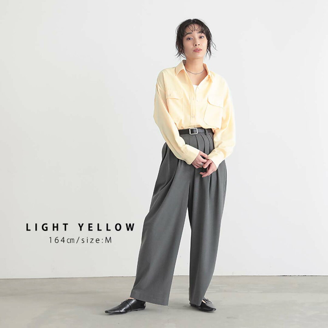 【yuki×for/cコラボ】速乾 UVカット ダブルポケット シャツ レディース シワになりにくい リサイクルポリエステル サスティナブル 春 夏 秋 M Lサイズ 洗濯可 for/c フォーシー ドキ子 コラボ 楽天room【メール便可】 - メイン画像 16