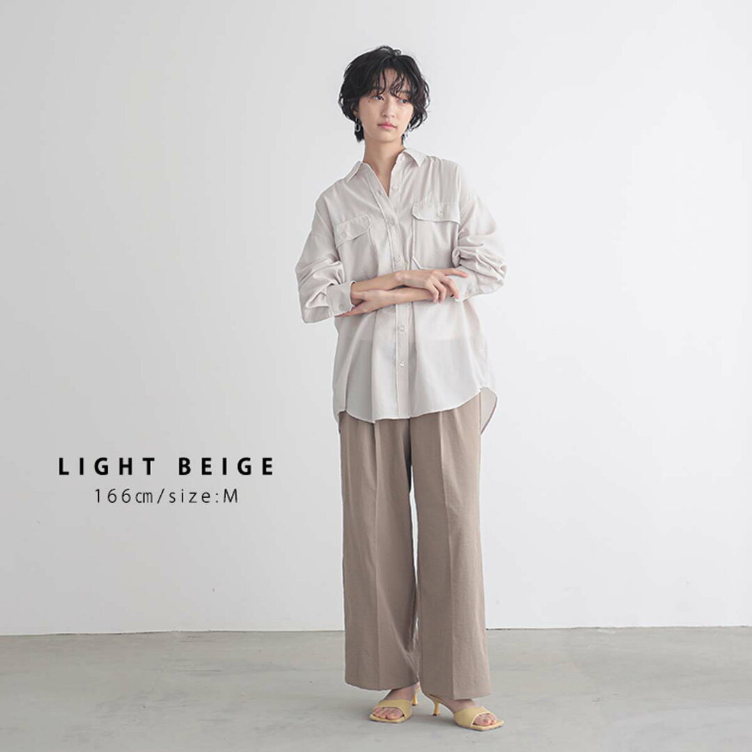 【yuki×for/cコラボ】速乾 UVカット ダブルポケット シャツ レディース シワになりにくい リサイクルポリエステル サスティナブル 春 夏 秋 M Lサイズ 洗濯可 for/c フォーシー ドキ子 コラボ 楽天room【メール便可】 - メイン画像 19