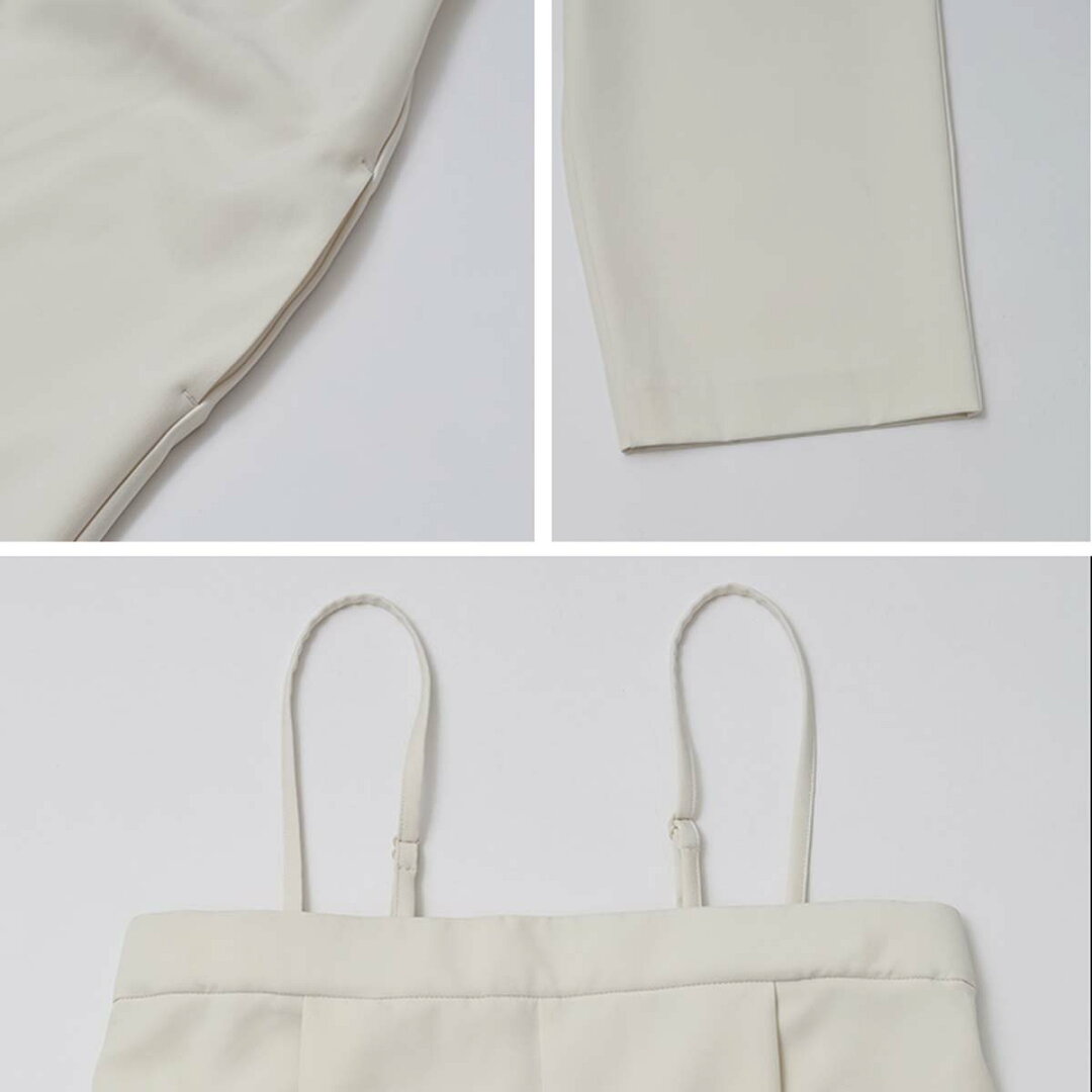 【50%OFFクーポン 13日23:59迄】きれいめ オールインワン レディース ボトム パンツ ジャンプスーツ ロンパース ワンピース Vネック ノースリーブ 楽ちん 着回し きれいめ カジュアル リサイクルポリエステル エコ 春 夏 秋 冬 M L サイズ 洗濯可 for/c フォーシー 楽天room - メイン画像 17