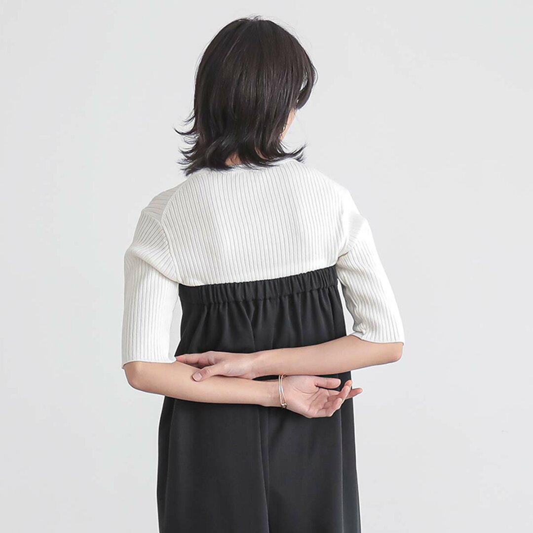 【50%OFFクーポン 13日23:59迄】きれいめ オールインワン レディース ボトム パンツ ジャンプスーツ ロンパース ワンピース Vネック ノースリーブ 楽ちん 着回し きれいめ カジュアル リサイクルポリエステル エコ 春 夏 秋 冬 M L サイズ 洗濯可 for/c フォーシー 楽天room - メイン画像 9