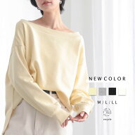 【最大30％OFFクーポン 21日9:59迄】抜け感オフショル スウェット トップス プルオーバー オフショルダー…