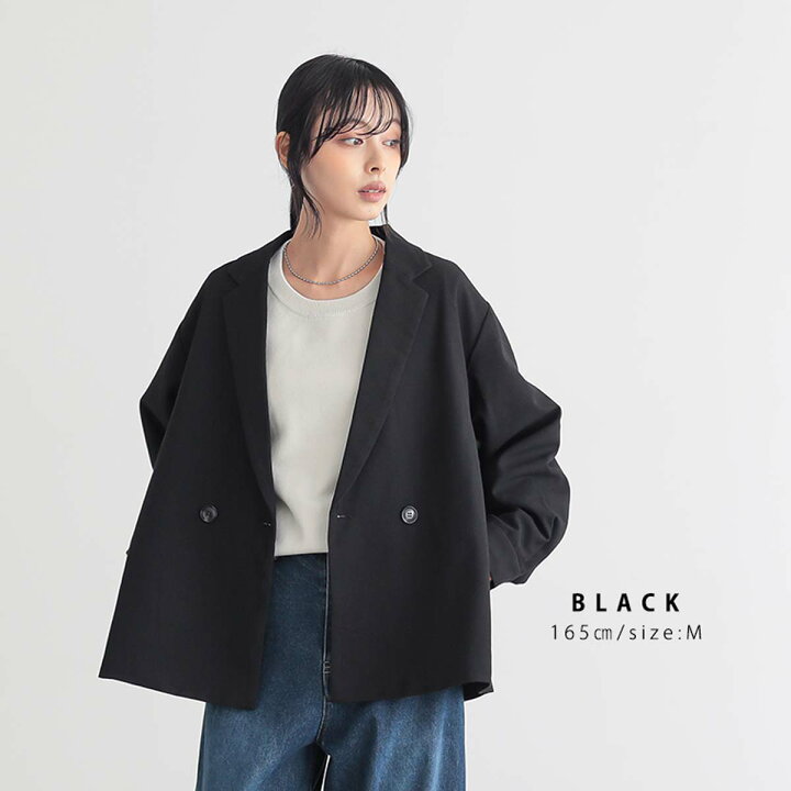楽天市場】【yuki×for/cコラボ】ダブル ジャケット ブルゾン コート