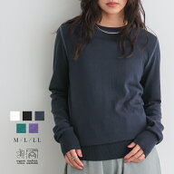 【スーパーSALE！20％OFFクーポン 11日9:59迄】コットン100 クルーネック トップス レディース ニット 配…