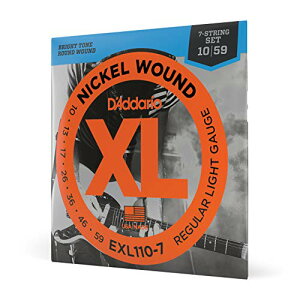 �y���������zD'Addario �_�_���I �G���L�M�^�[�� XL Nickel .010-.059 Regular Light EXL110-7 �y�������K�i�z
