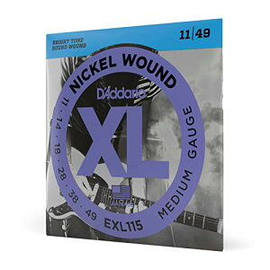yzD'Addario __I GLM^[ XL Nickel .011-.049 Blues/Jazz Rock EXL115 yKiz
