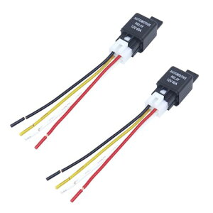 �y���������zYANYULI �ԗp�����[ 4�Ƀ����[ 2���� 12V 40A �q���[�Y ON/OFF SPST �\�P�b�g�t�� �����ϐ� ��R�� �����ԗp�G�A�R���R���v���b�T�[�p �����ԗp���[�^�[�p