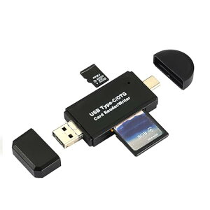 yzWhatif J[h[_[ SD/Micro SDJ[hΉ OTG@\t Type-C/Micro usb/USBڑ MacOS/Windows/AndroidX}[gtHE^ubgp