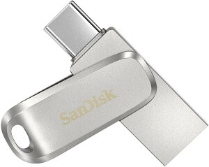 yzSanDisk 64GB Ultra Dual Drive Luxe USB Type-C (USB 3.1 Gen 1 / USB 3.0) Flash Drive International Packaging