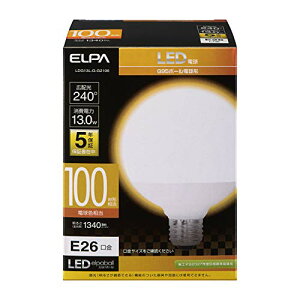 yzGp(ELPA) LEDd {[` G95 ( E26 / 100W` / dF ) 5N / d (LDG13L-G-G2106)