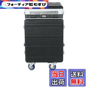 �y���������zGator Cases �Q�[�^�[ ���b�N�P�[�X 10U�g�b�v/12U�T�C�h �|�b�v�A�b�v�R���\�[�����b�N PE�� �y�ʐ݌v �L���X�^�[�t�� GDJ Molded Rack Series GRC-10X12 PU �y�������K�i�z