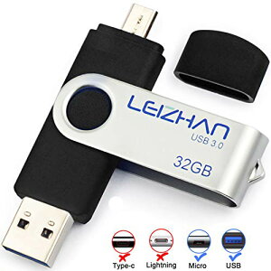 yzLEIZHAN [EtbVhCu 3.0] 64G ubN ] lC USB OTG 3.0gѓdbp eʕs }CNyhCu Android 3.0 UXeBbN (64GB, ubN)