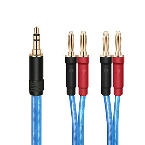 yzluxferre banana 3.5 mm ϊ Xs[J[ P[u banana plug P[u 3.5mm banana ϊ I[fBI P[u Xs[J[ banana }CN Av banana plug ɑΉ banana ~jWbN  R[