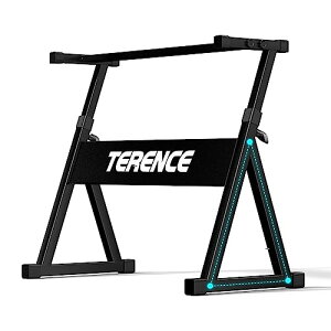 �y���������zTERENCE �d�q�L�[�{�[�h �s�A�m �X�^���h �O�pZ�^ ���S�ň��� 57~80cm����7�i�K���� �L�[�{�[�h�� ���d�x�X�`�[���� �����ω׏d�� ���ϋv �g�ݗ��ĊȒP 54/61/73/76/88���d�q�s�A�m�ɑ�