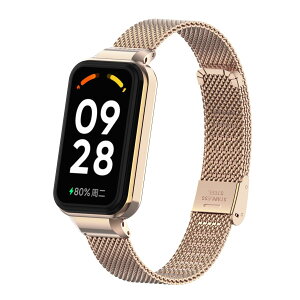 �y���������z[LanQii] �o���h Xiaomi Redmi Smart Band 2 �Ή�/Xiaomi Smart Band 8 Active �Ή� �o�b�N�� �X�g���b�v ���b�V���D�� �N�C�b�N�����[�X ���v�o���h �����x���g ���b�N ���f�B�[�X&�����Y �o���hXi