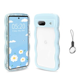 �y���������zHILEGENER Google Pixel 7A ���킢�� �P�[�X �g��t���[�� ���˂��� �ϏՌ� �O�[�O�� �s�N�Z��7A 6.1�C���`�p����~�� �X�}�z�P�[�X�E�F�[�u �f�U�C�� ��Ƀt�B�b�g �X�}�z�J�o�[ �؍� 