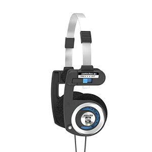 �y���������zKoss Porta Pro �I���C���[�w�b�h�t�H�� �P�[�X�t�� �u���b�N