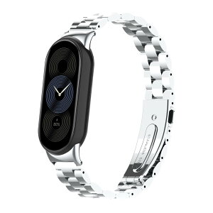 �y���������z[LanQii] �o���h �p�� Xiaomi Smart Band 10 / 9 / 8 /�p�� Xiaomi Mi Band 10 / 9 / 8 �Ή� �����o���h �X�e�����X���^�� ������� �N�C�b�N�����[�X �X�g���b�v �ւ��x���g ���f�B�[�X & �����Y ��
