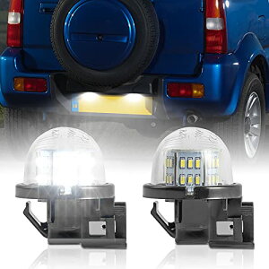 �y���������zPOPMOTORZ LED�i���o�[�� �X�Y�L�ėp ���C�Z���X�����v �W���j�[ �V�G�� JB74W/JB64W �G�u���C DA17/DA64 �G�u���B �n�X���[ MR31S/MR41S �N���X�r�[ ���S��R MH34S/MH44S �K������ 2�Z�b�g �ԗp