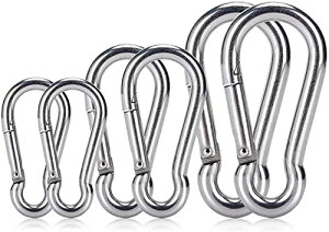 �y���������zJUTOSU �J���r�i �X�v�����O�X�i�b�v ���̓X�e�����X 304�X�e�����X �X�i�b�v�t�b�N �~�j�J���r�i �X�v�����O�t�b�N �L�[�`�F�[���X�v�����O�t�b�N ���@�\�J���r�i �A�E�g�h�A�t