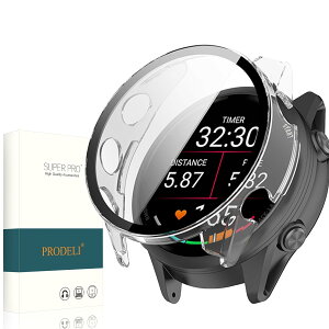 �y���������z�P�[�X+�K���X�t�C���� PC+�K���X �����x �L�Y�h�~ ��̌^�J�o�[ ���t���ȒP �y�� �ی�J�o�[ �F�F�����A�T�C�Y�FGarmin Forerunner 570 47mm