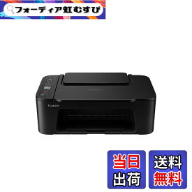 【送料無料】キヤノン Canon プリンター A4インクジェット複合機 PIXUS TS3730 ブラック Wi-Fi対応 テレワーク向け 2022年モデル 4色・一体型・対応インクBC-365/366シリーズ 色：ブラック、サイズ：普通