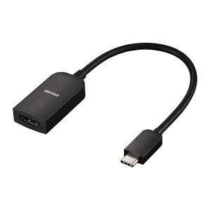 �y���������z�o�b�t�@���[ USB Type-C HDMI �ϊ� 4K�i60Hz�j�Ή� �}���`�f�B�X�v���C �~���[�����O �F�F�u���b�N�A�T�C�Y�F���^